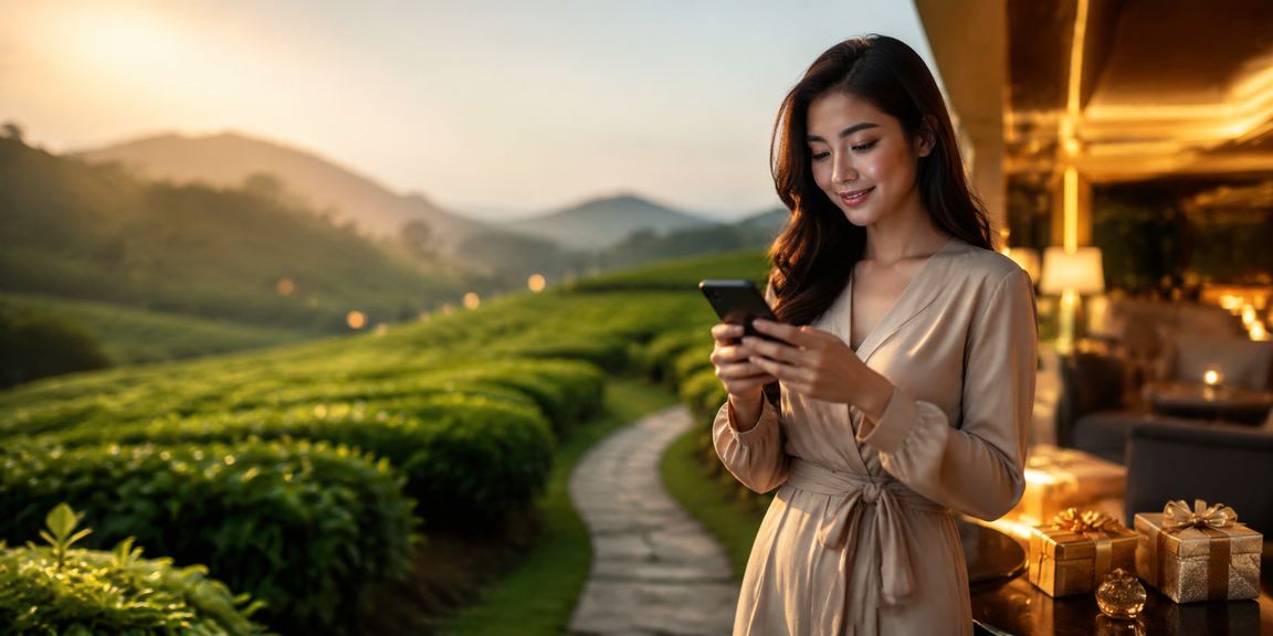 Pengguna Malaysia membeli tiket loteri secara mudah alih melalui ae111